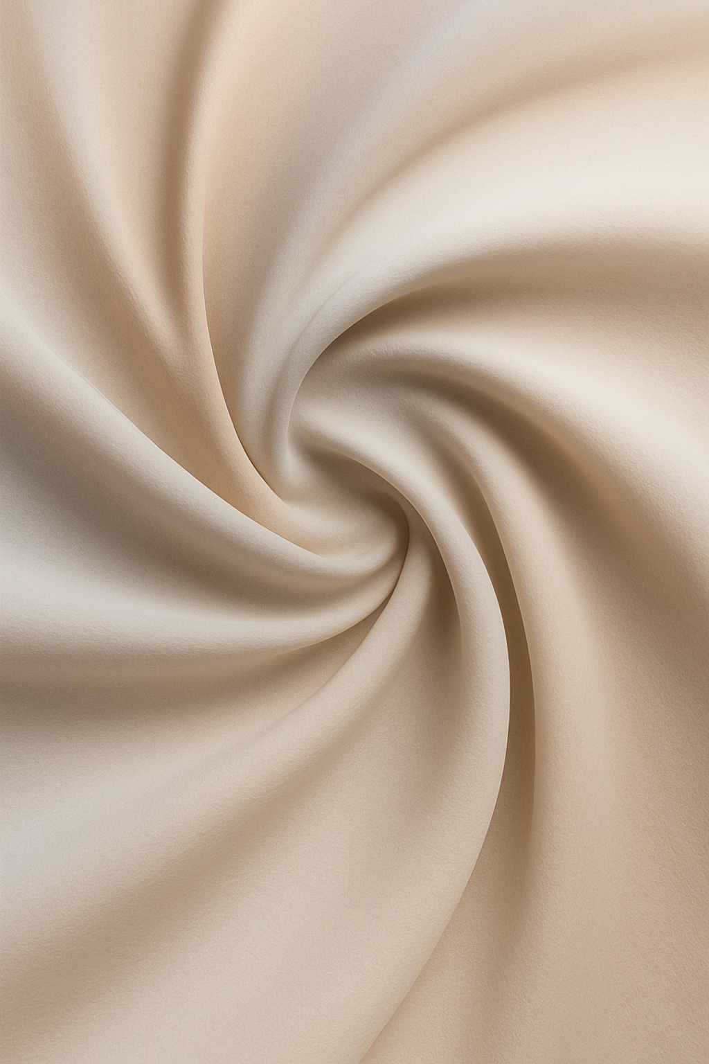 Soft swirling fabric texture representing high-quality materials and comfort.